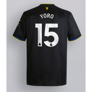 Fotbalové Dres Manchester United Leny Yoro #15 Třetí Oblečení 2025-26 Krátký Rukáv